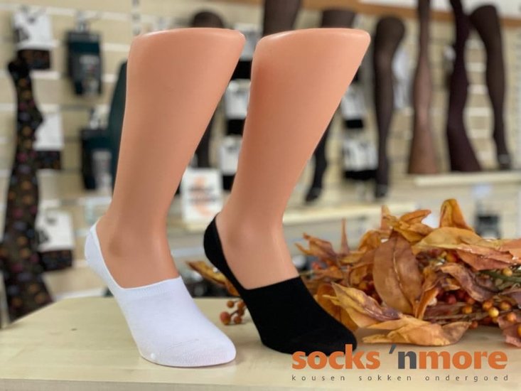 Split Industrieel Van toepassing socks 'nmore No Show sokken met siliconen rand - socksenmore