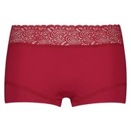 RJ pure color ladies short/lace - Rood