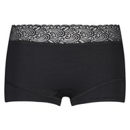 RJ pure color ladies short/lace - Zwart