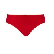 Pure Color dames string, taillehoog model - Rood