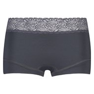 RJ pure color ladies short/lace - Grijs