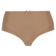 RJ PURE COLOR DAMES MIDI SLIP - Café Latte