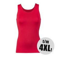 RJ Bodywear pure color dames hemd - Donker rood