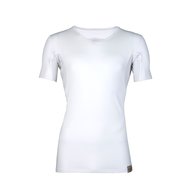 RJ SWEATPROOF HEREN V-HALS T-SHIRT EXTRA RUG - WIT