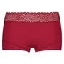 RJ-pure-color-ladies-short-lace-Rood