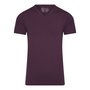 RJ-PURE-COLOR-Heren-shirt-met-V-Hals-Aubergine