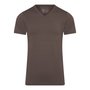 RJ-PURE-COLOR-Heren-shirt-met-V-Hals-Bruin