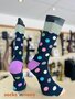 Heren-fantasie-sok-blauwe-polkadot